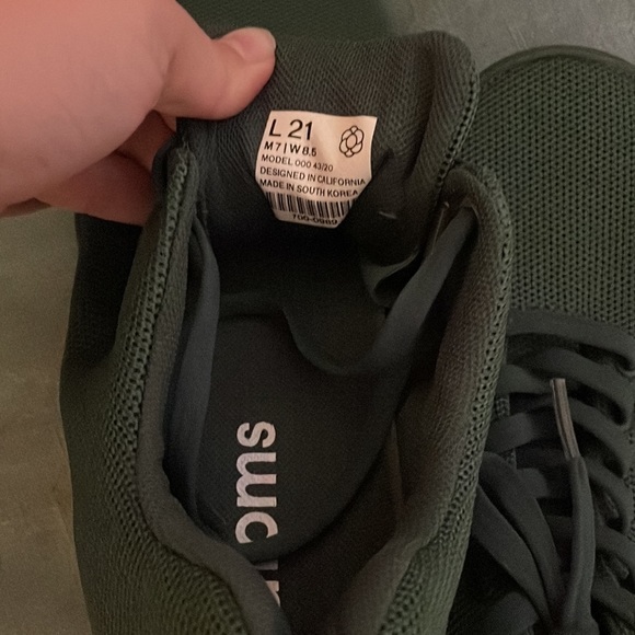 Atoms running shoes model 000 green athletic sneakers - Picture 10 of 15